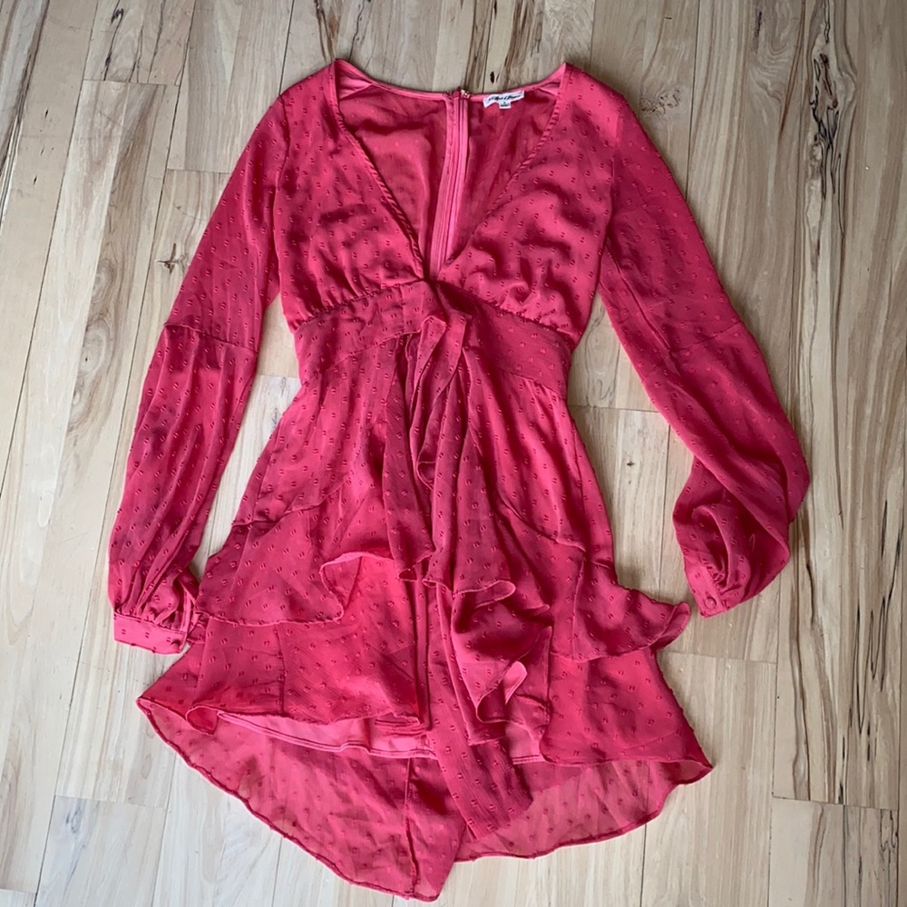 For Love and Lemons Red Mini Dress